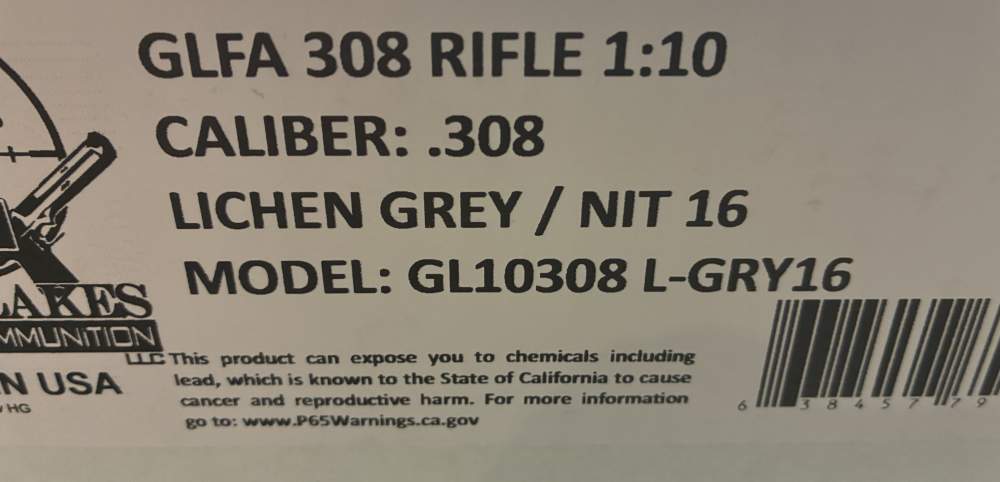 GLFA AR10 308 Win. 16" threaded HBAR Lichen Grey Camo New(no card fees)-img-4