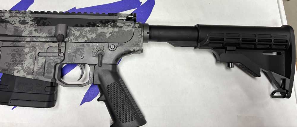 GLFA AR10 308 Win. 16" threaded HBAR Lichen Grey Camo New(no card fees)-img-2