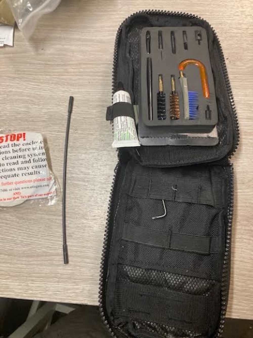 Otis military 9 mm/45ACP cleaning kit,pliers,light lots of assys.-img-0