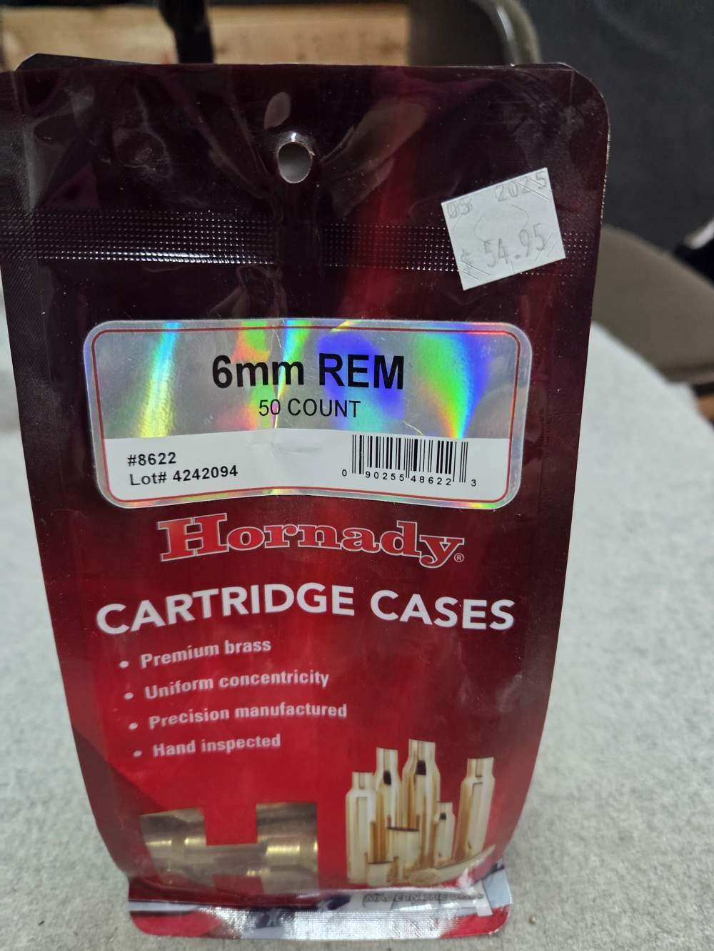New Hornady 6mm Rem brass 50 count-img-0