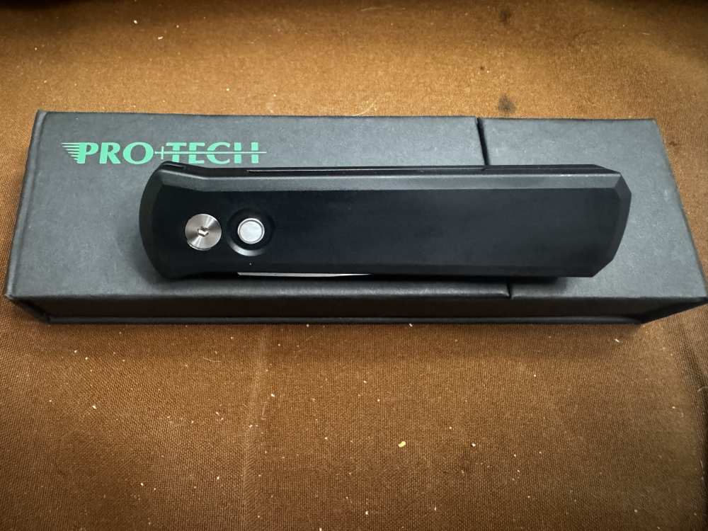 Pro Tech Godson Automatic black Aluminum 3.15" 20CV Satin 721-MOP-20CV NEW -img-3