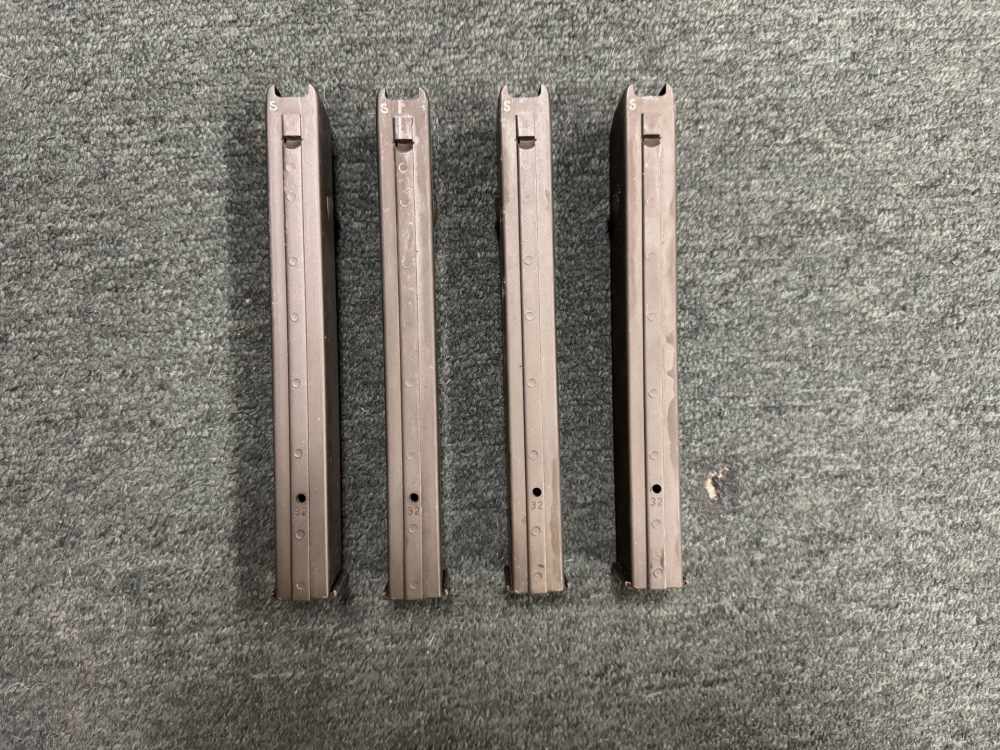 Beretta Factory 12S ,PM12S Ect Brand New SubGun Magazines 32 rd-img-4
