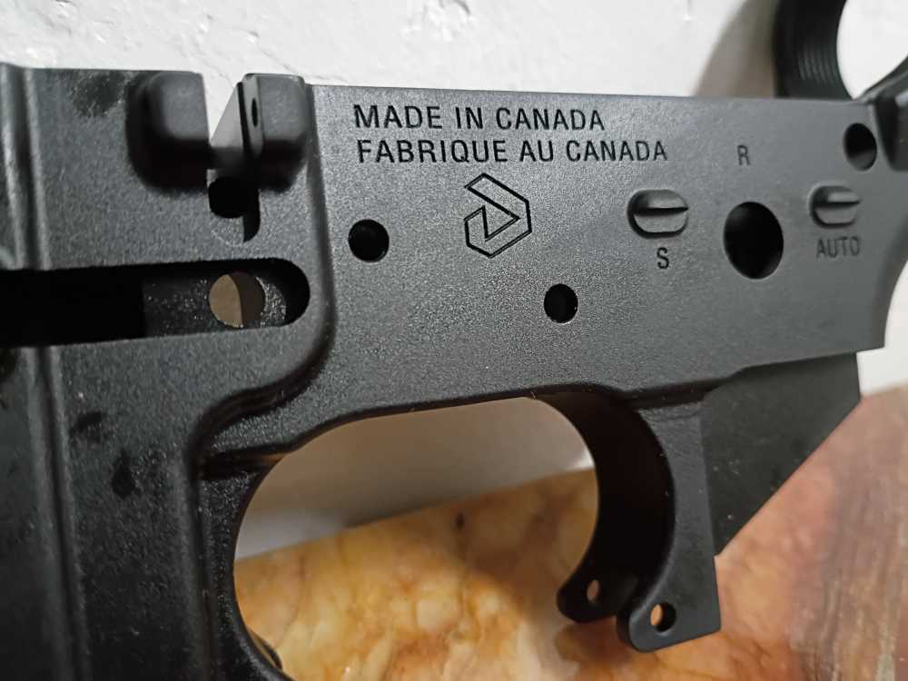 Canadian C7 M16 pocket cut AR-15 lower receiver Clone LIVE ready to build.-img-2