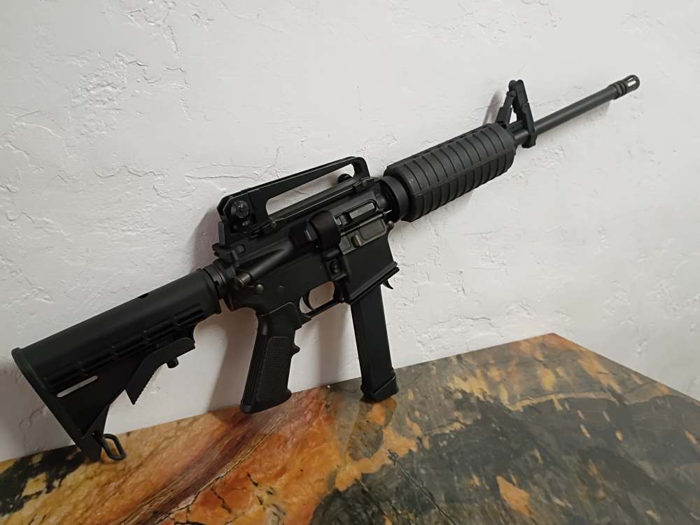 Anderson Manufacturing AM-15 9mm AR-15 type rifle GREAT SHAPE-img-0