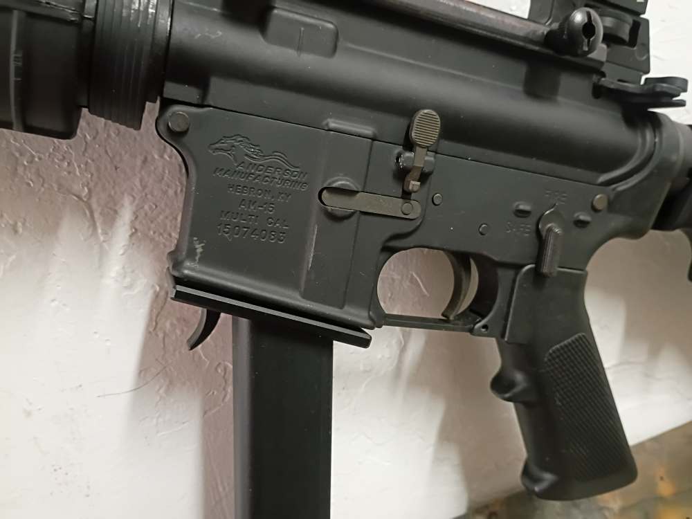 Anderson Manufacturing AM-15 9mm AR-15 type rifle GREAT SHAPE-img-6