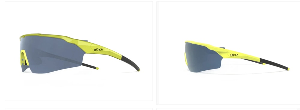 ROKA SR-1 Sunglasses Gloss Fluoro Frame Black Mirror Lens-img-1