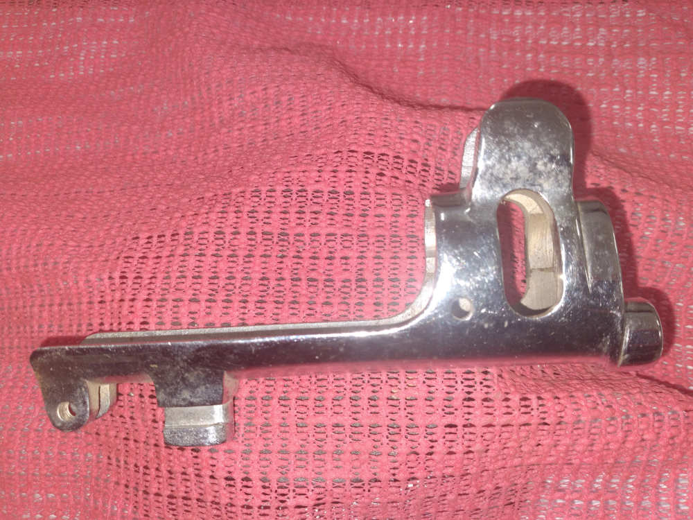 BRITISH  SMLE No 1 MK 3  NICKELED PARADE NOSECAP BAYONET LUG P-1374-img-2