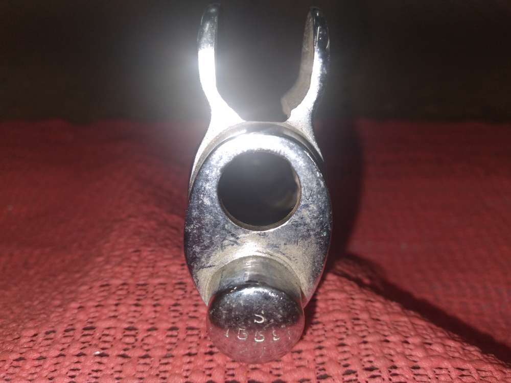 BRITISH  SMLE No 1 MK 3  NICKELED PARADE NOSECAP BAYONET LUG P-1374-img-5