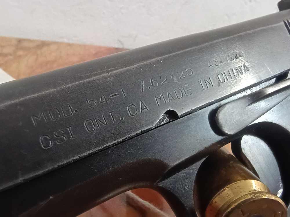 Chinese type 54 -1 Tokarev 7.62x25 semi auto pistol-img-8