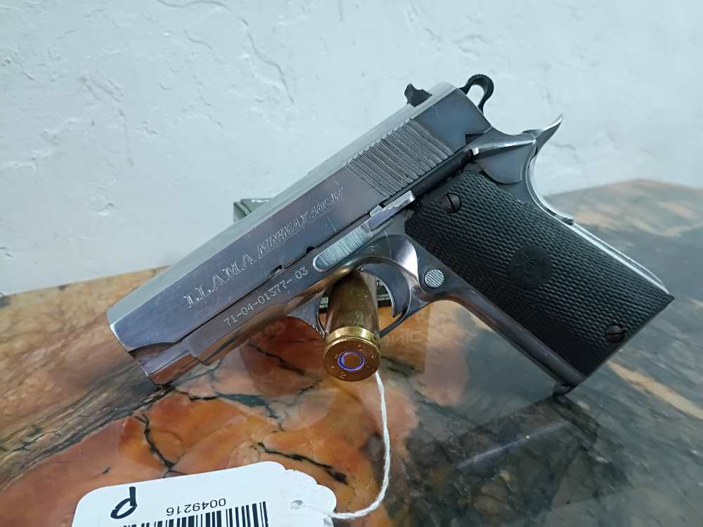 LLAMA MINIMAX rare 40 S&W cal compact 1911 POLISH STAINLESS-img-3