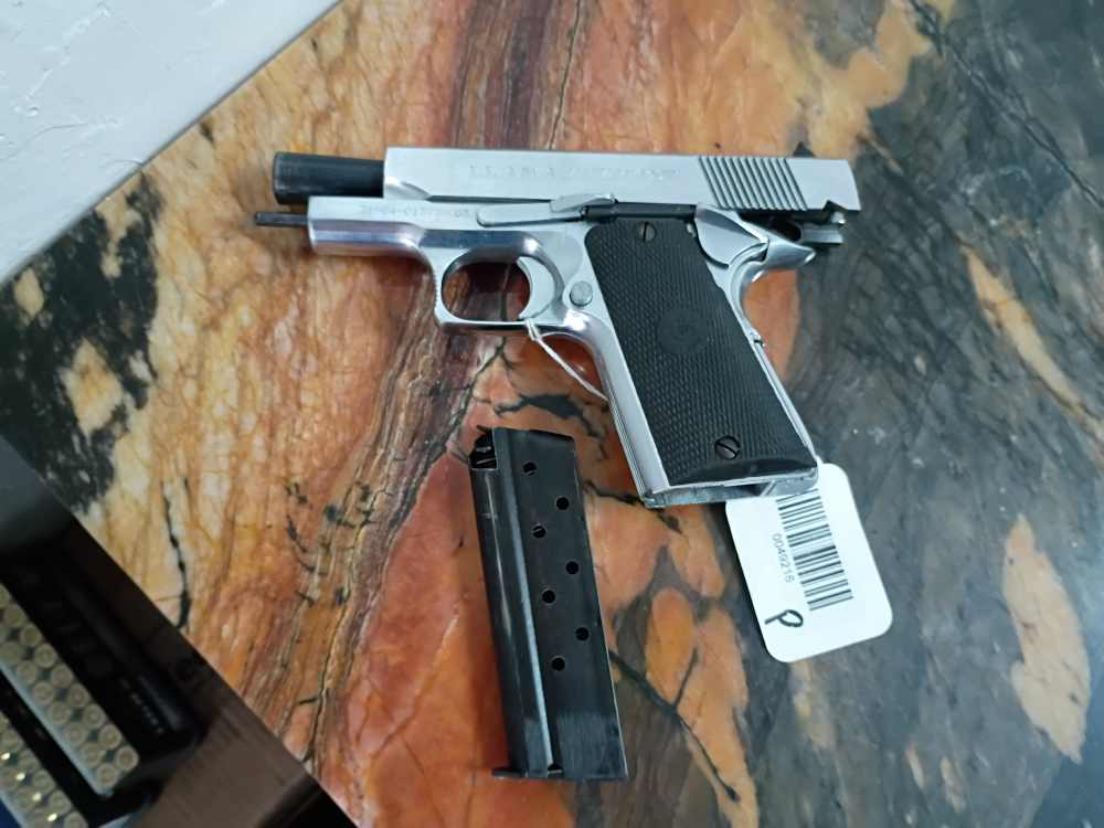 LLAMA MINIMAX rare 40 S&W cal compact 1911 POLISH STAINLESS-img-0