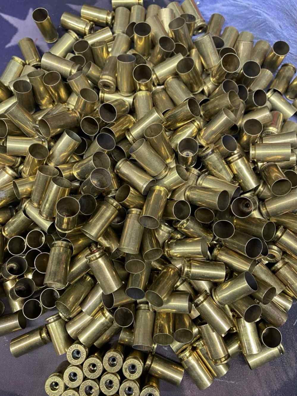Processed Winchester .40 S&W Brass for Reloading, 1X Fired - 400 Pieces -img-1