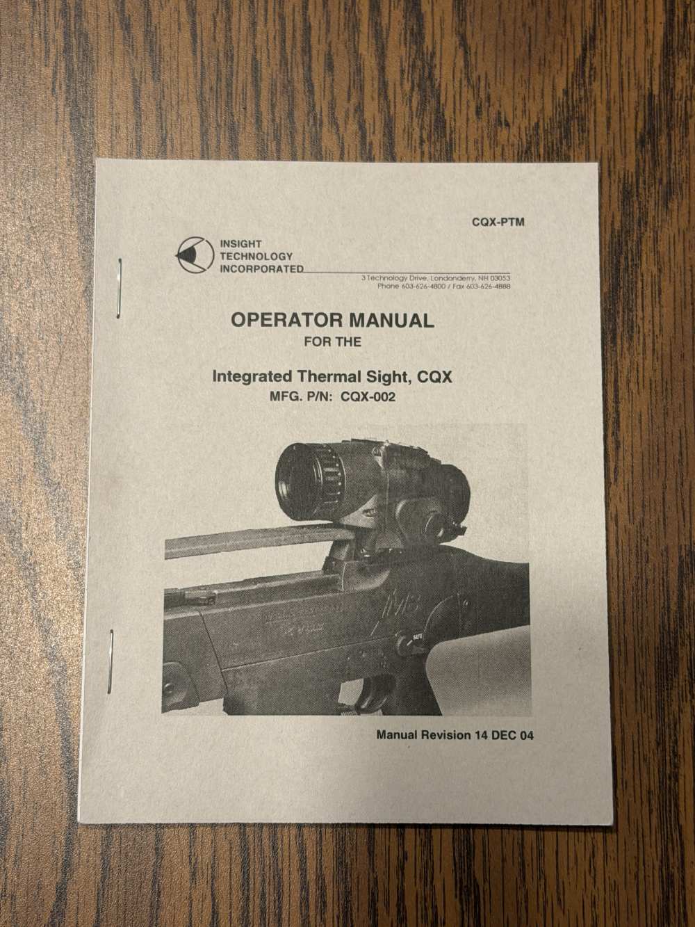 Insight Technologies CQX Integrated Thermal Sight For H&K XM8 - Rare!-img-14