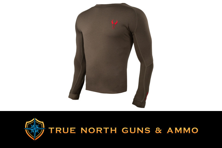 Badlands Pecora Lightweight Merino Crew - MUD Small-img-0