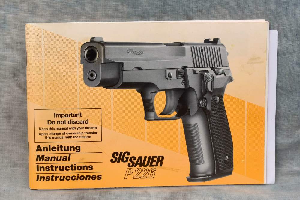 RARE SWISS Sig Sauer Jubilee JP226 125th Anniversary 9mm -img-21