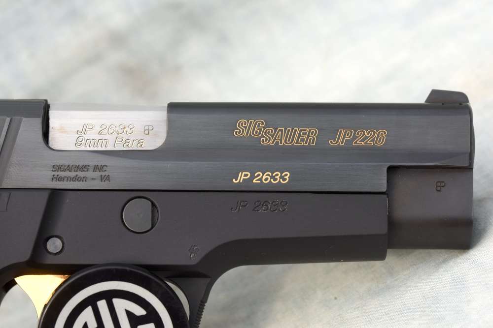 RARE SWISS Sig Sauer Jubilee JP226 125th Anniversary 9mm -img-6