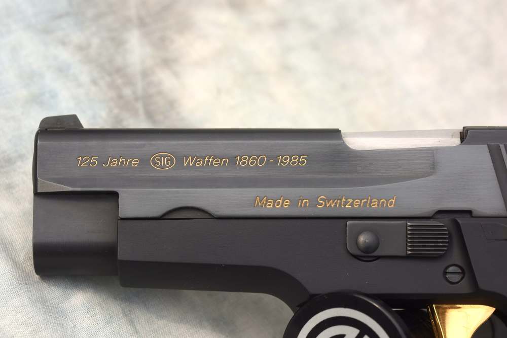 RARE SWISS Sig Sauer Jubilee JP226 125th Anniversary 9mm -img-10