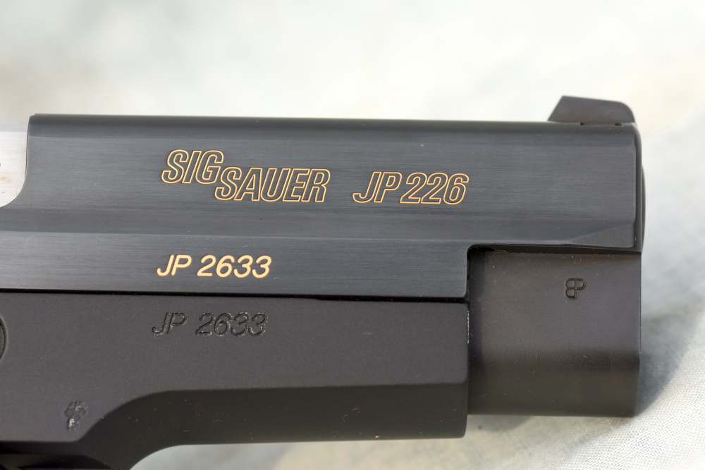 RARE SWISS Sig Sauer Jubilee JP226 125th Anniversary 9mm -img-7
