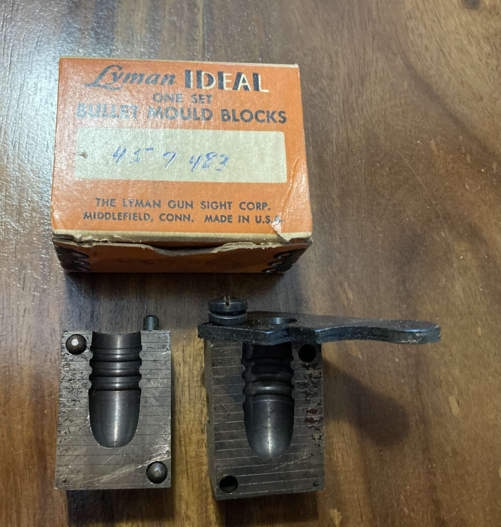 Lyman Ideal 457483 Bullet Casting Mold 45 Caliber 45-70-img-1