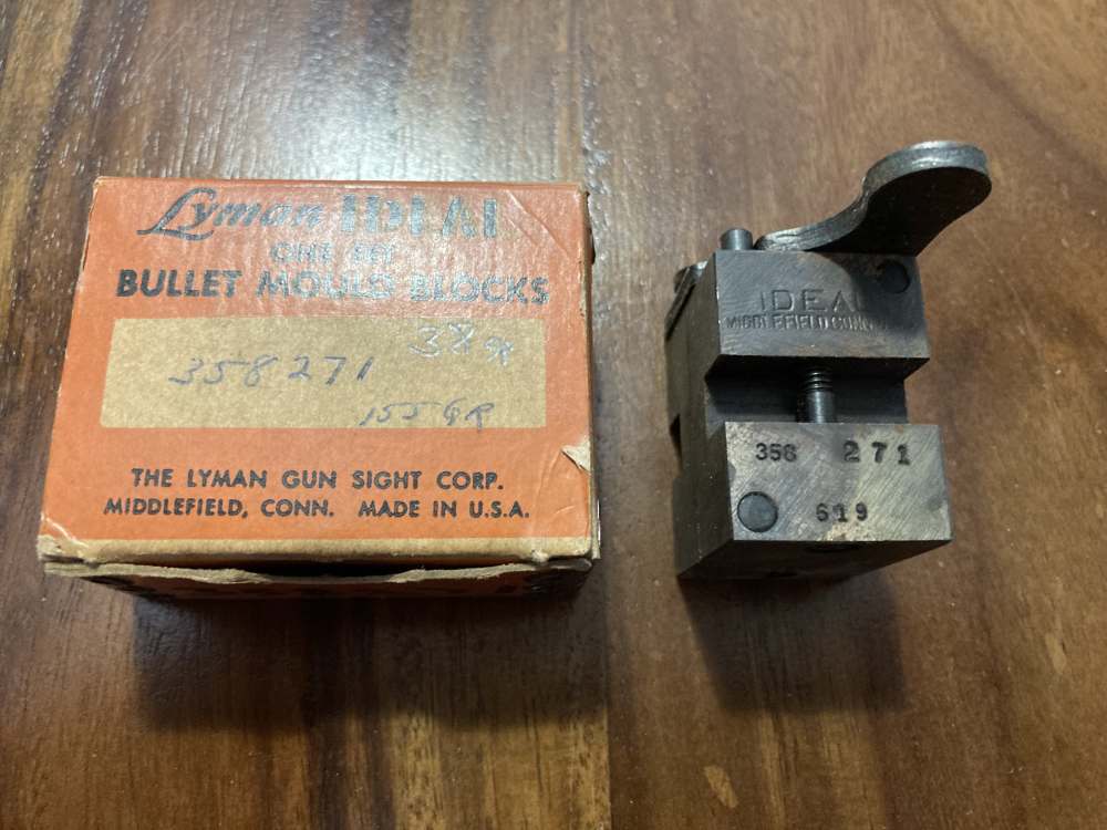 Lyman Ideal 358271 Bullet Casting Mold 357 Magnum/Special-img-0