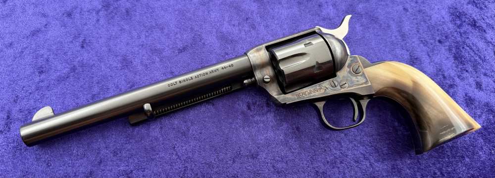 Colt Single Action Army SAA 7.5" Blued Barrel CCH Frame .44-40 WIN 44 WCF -img-1