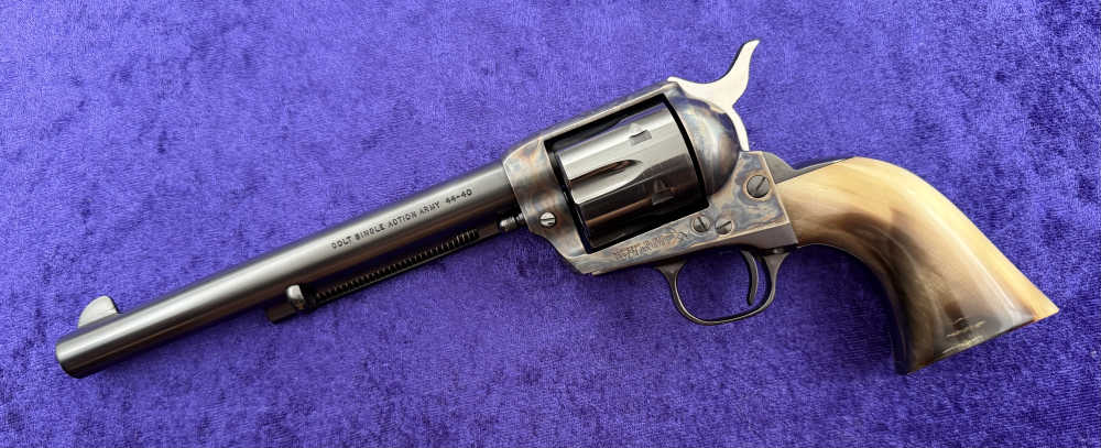 Colt Single Action Army SAA 7.5" Blued Barrel CCH Frame .44-40 WIN 44 WCF -img-0
