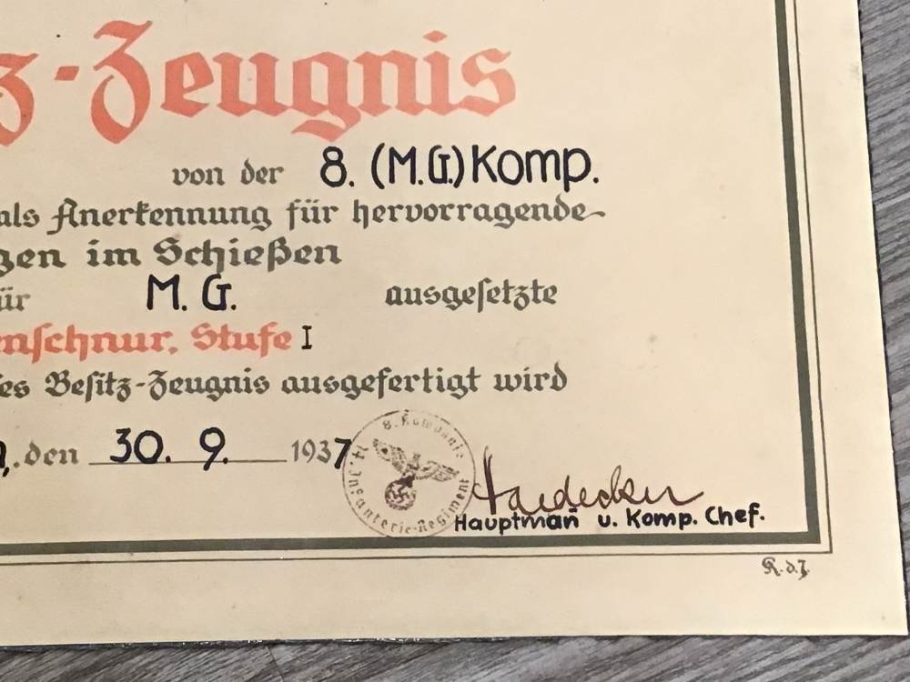 WWII German Award Document W/Original Package Board Marked-img-5