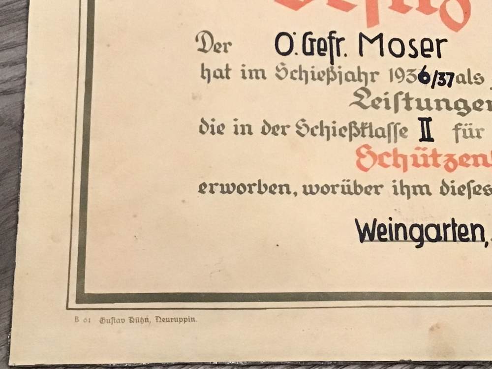 WWII German Award Document W/Original Package Board Marked-img-4