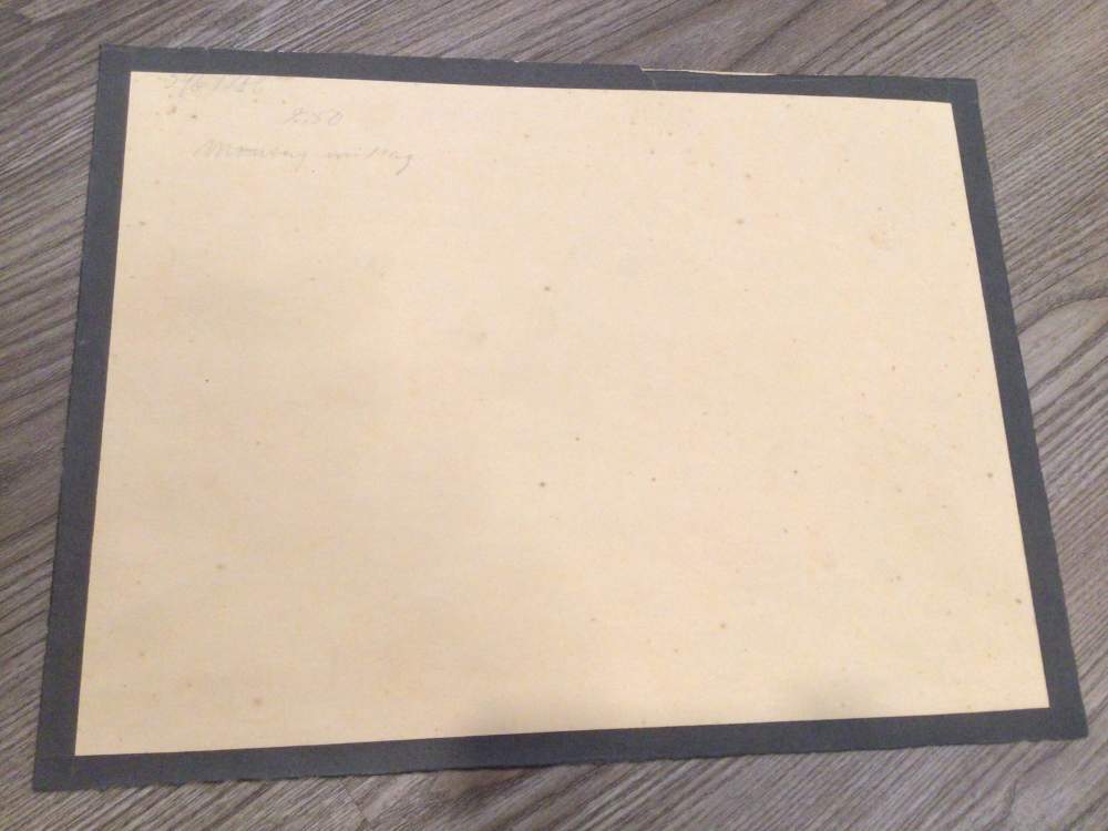WWII German Award Document W/Original Package Board Marked-img-1