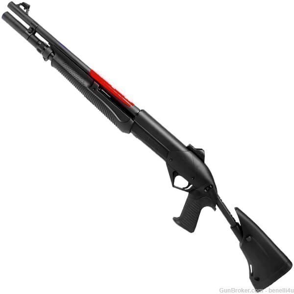 NIB Benelli Super Nova Supernova Tactical 20159 18" 7+1 Telescoping Stock-img-0