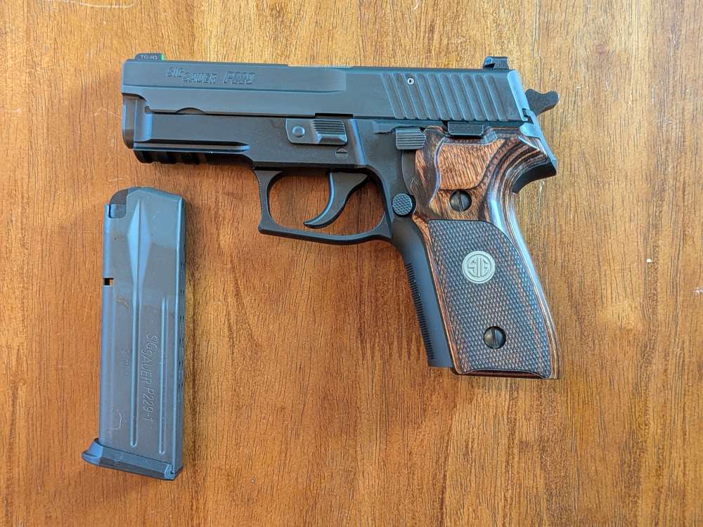 Sig Sauer P229 9mm – Factory Walnut Grips – Barely Fired-img-28