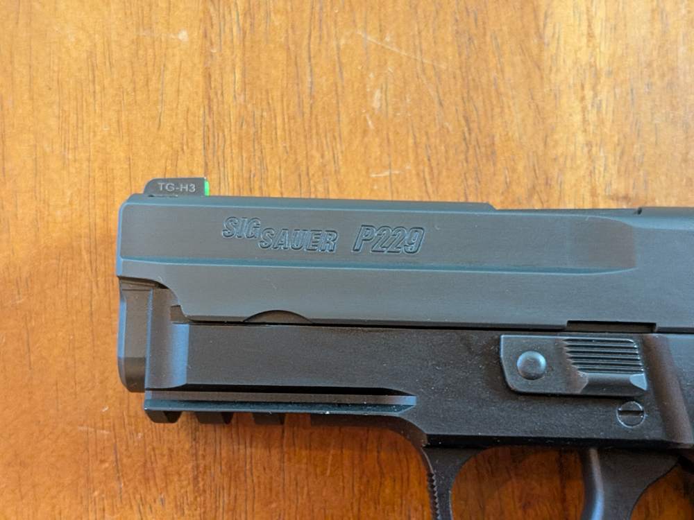 Sig Sauer P229 9mm – Factory Walnut Grips – Barely Fired-img-9
