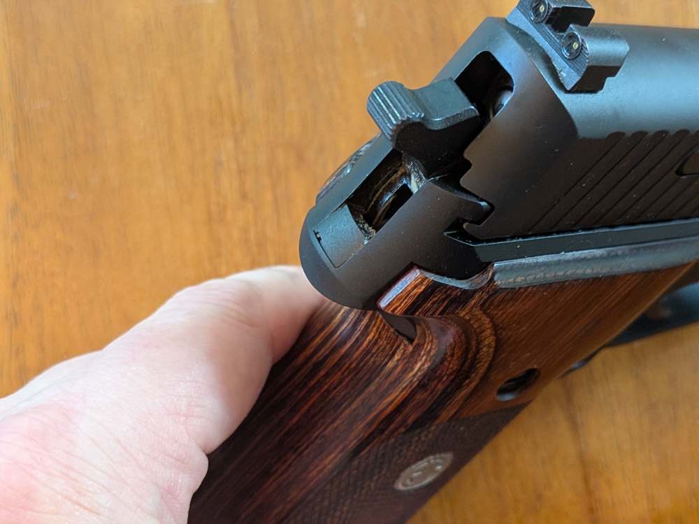 Sig Sauer P229 9mm – Factory Walnut Grips – Barely Fired-img-23