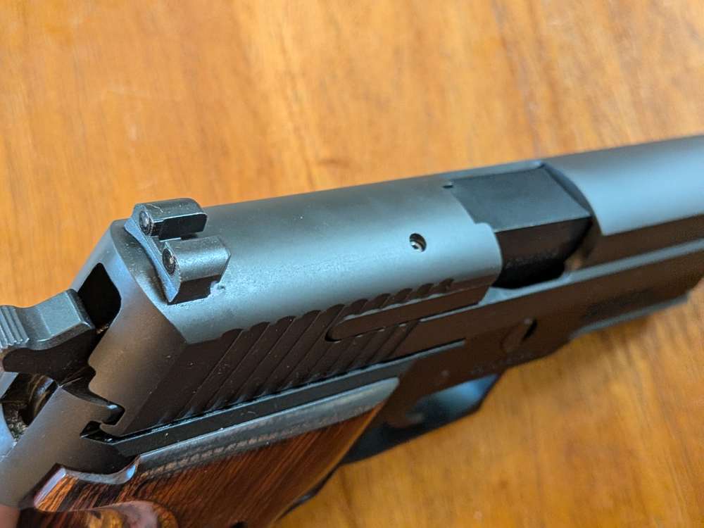 Sig Sauer P229 9mm – Factory Walnut Grips – Barely Fired-img-21