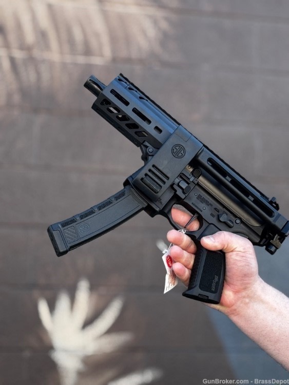 SIG SAUER MPX K PISTOL 9MM 4.5" PCB 35RD PMPX-4B-9-35 | BLACK | MLOK HG 9mm-img-0