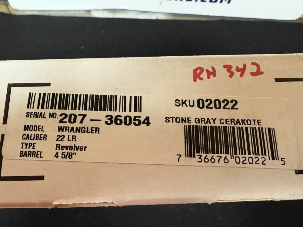 Ruger Wrangler 22LR Model 02022 NIB-img-1