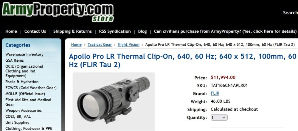 Armasight Apollo Pro Long Range (LR) Thermal Clip On Scope 640/100mm/60 Hz-img-12