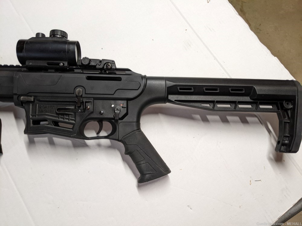 Citadel Boss 25 12 gauge shotgun Red dot sight +flip up sights-img-1