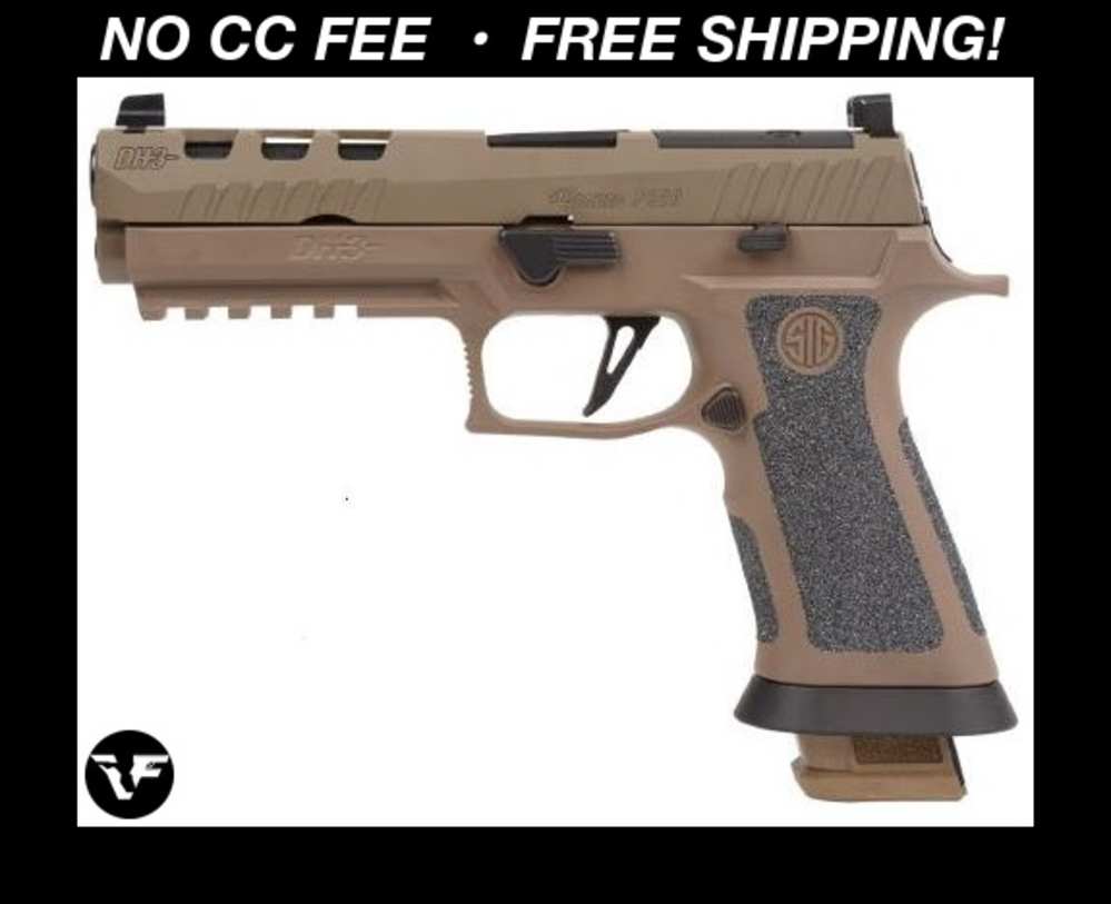 SIG SAUER P320 X5 DH3 9mm Optics Ready, Suppressor Height Sights 21rd - NEW-img-0