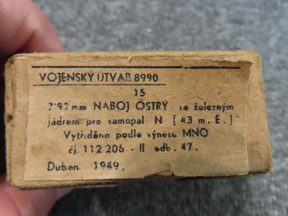 2 FULL BOXES WWII GERMAN 8mm KURZ (7.9x33) AMMO, VERY GOOD COND.-img-4