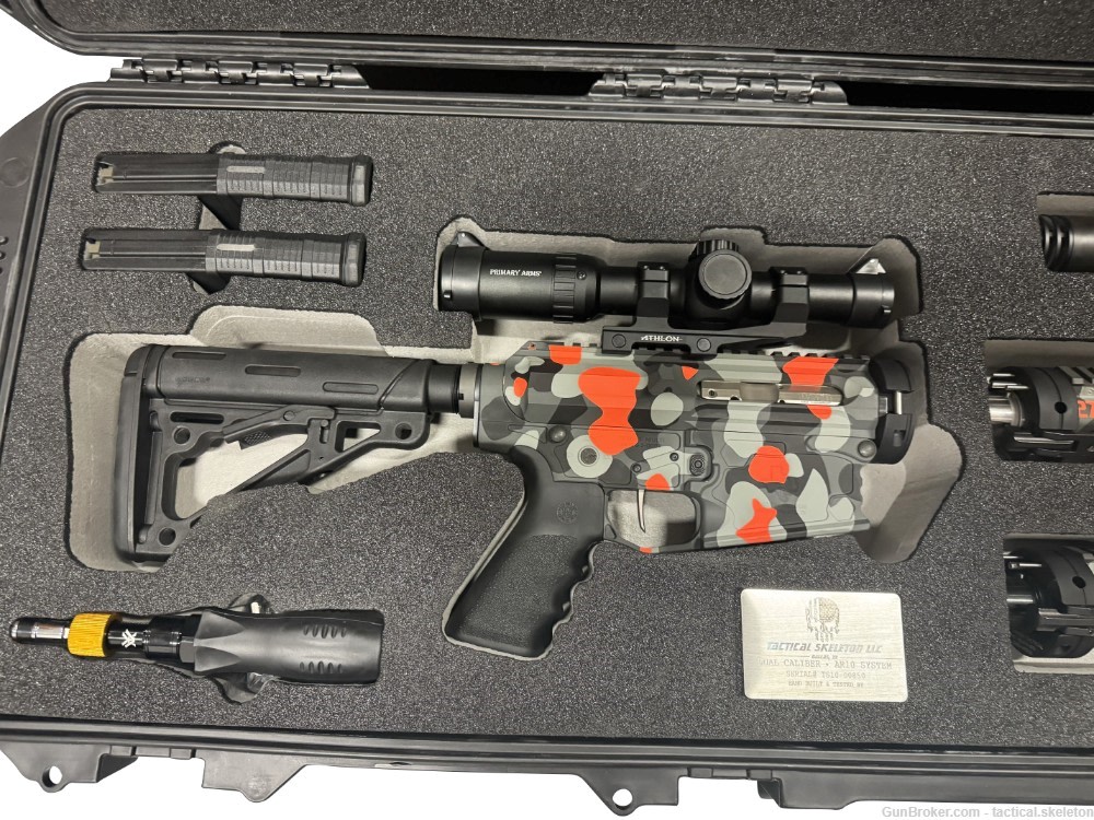 AR10 16" 8.6 BLACKOUT & 18" .277 DUAL CALIBER TAKEDOWN RIFLE SYSTEM-img-1