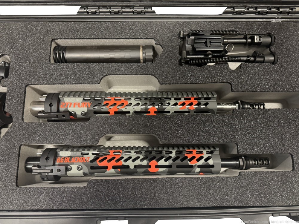 AR10 16" 8.6 BLACKOUT & 18" .277 DUAL CALIBER TAKEDOWN RIFLE SYSTEM-img-2