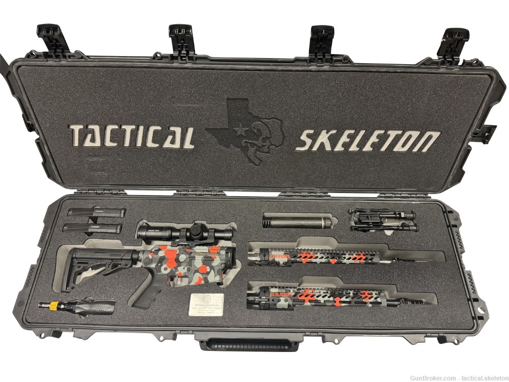 AR10 16" 8.6 BLACKOUT & 18" .277 DUAL CALIBER TAKEDOWN RIFLE SYSTEM-img-0