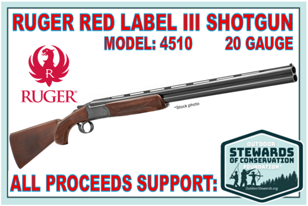 Ruger Red Label III Model 4510 O/U 20 Gauge Shotgun for Conservation-img-0