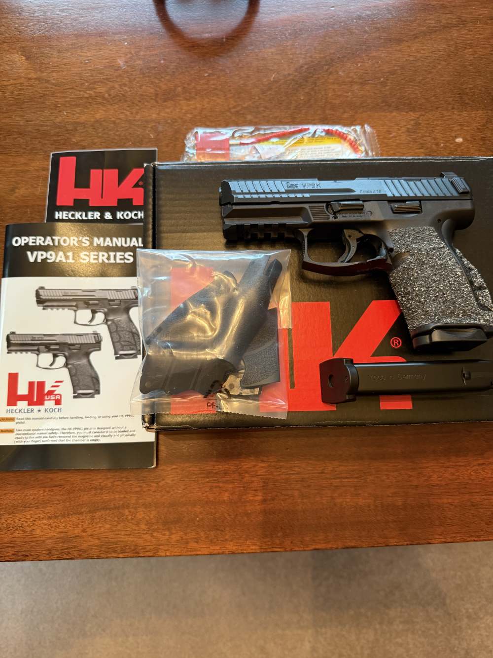 HK VP9K A1 NS, Talon Tape, Enhance Solid Backplate, Stkr Sleeve FREE SHIP-img-1