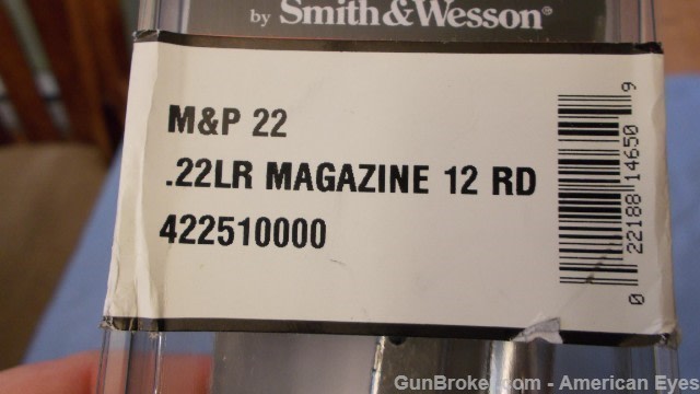 [2] Smith and Wesson M&P magazines 22LR 12rd NOS-img-3