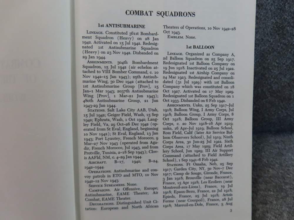 COMBAT SQUADRONS THE AIR FORCE WORLD WAR II-USAF HISTORICAL BOOK PUB.1969-img-4