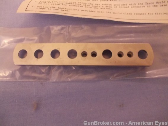Tasco Scope Base S&W K/L/N 1pc SC WC1844-img-6