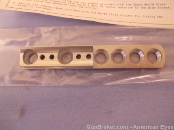 Tasco Scope Base S&W K/L/N 1pc SC WC1844-img-7
