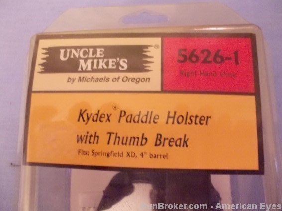 UMikes Kydex Paddle Hol TB Spfd XD4 #5626-1-img-8